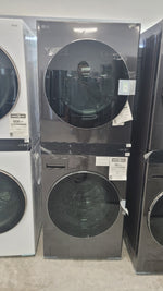 WKEX300HBA - LAVEUSE SÉCHEUSE SUPERPOSÉES - LG - Laveuse/sécheuse superposées - Électrique - Acier inoxydable noir - Boîte Ouverte