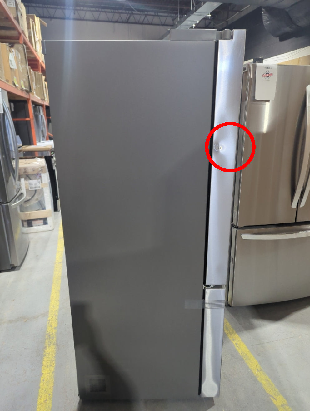 SRFB27S3 - REFRIGERATORS - LG - French 3-Door - Stainless Steel - Open Box - BonPrix Électroménagers