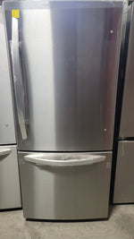 LRDNS2200S - REFRIGERATORS - LG - Bottom Freezer - Stainless Steel - Open Box