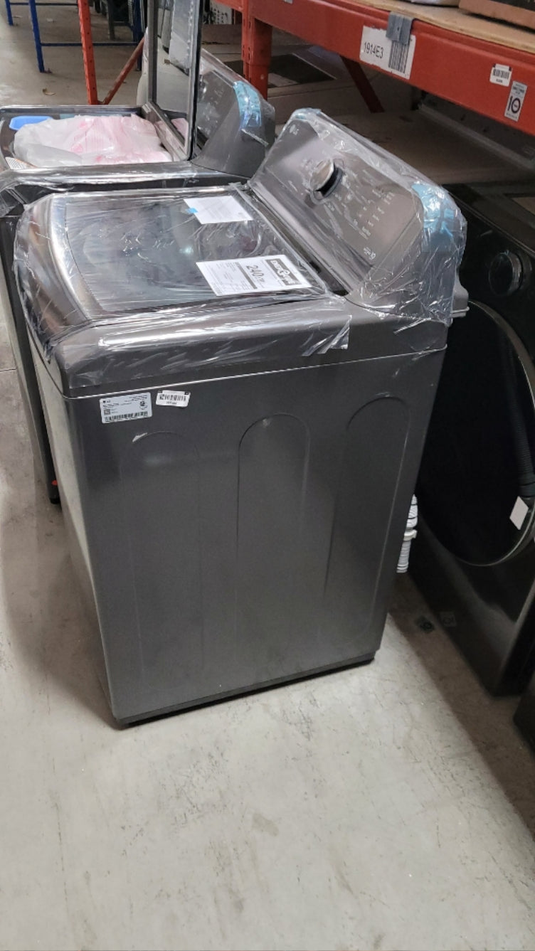 WT6105CM - WASHERS - LG - Top Loading - Grey - Open Box - BonPrix Électroménagers
