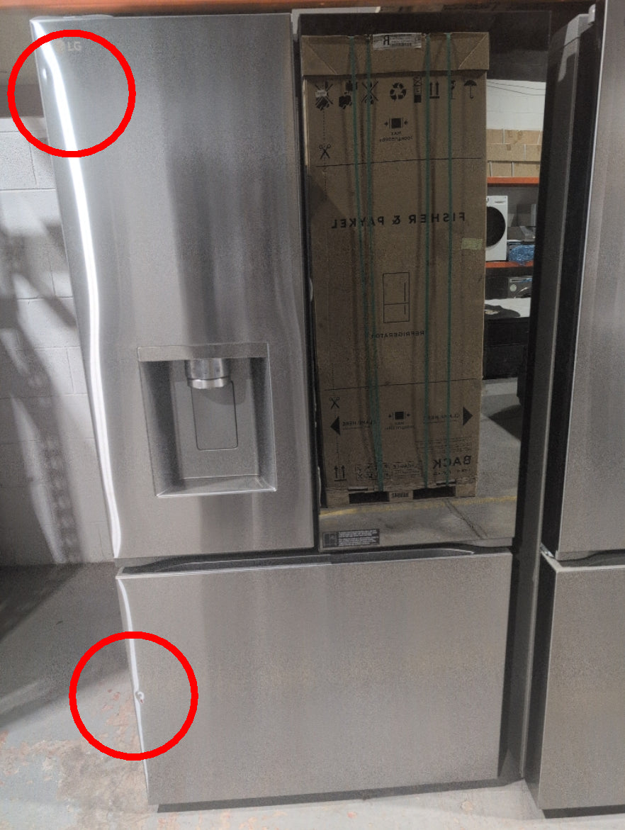 LRYKC2606S - REFRIGERATORS - LG - French 3-Door - Stainless Steel - Open Box - BonPrix Électroménagers