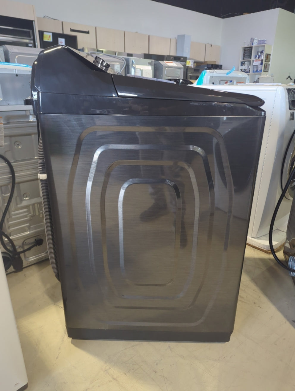 WA52DG5500AV - WASHERS - Samsung - Top Loading - Black - Open Box