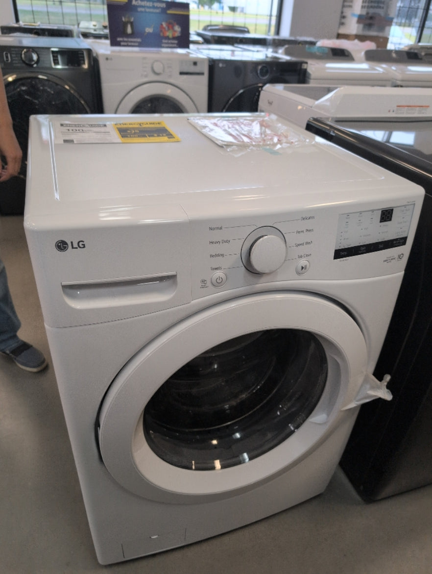 WM3400CW - LAVEUSES - LG - Chargement frontal - Blanc - Boîte Ouverte