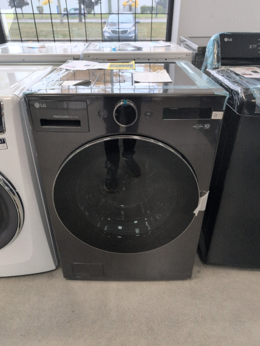 WM6998HBA - LAUNDRY CENTERS - LG - All-In-One - Electric - Black Stainless - Open Box