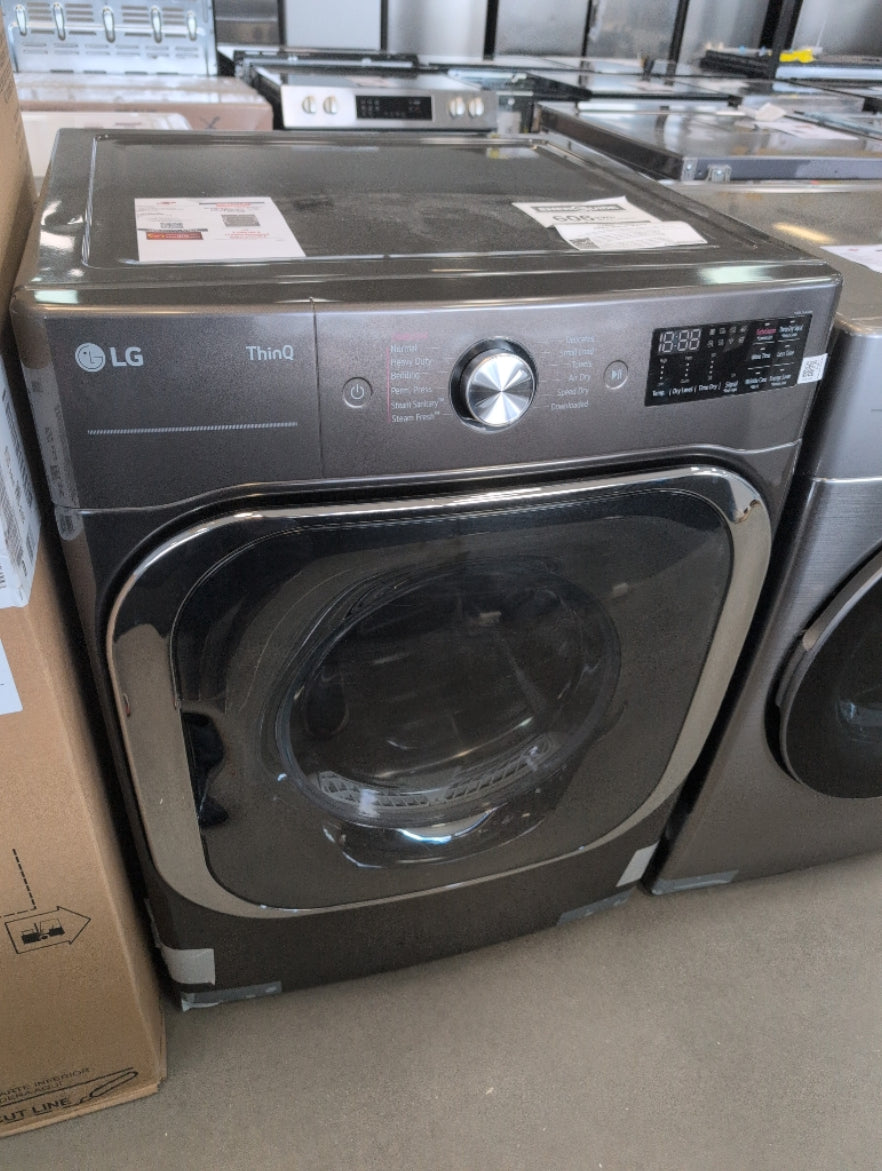 DLEX8900B - DRYERS - LG - Electric - Black Stainless - Open Box - BonPrix Électroménagers