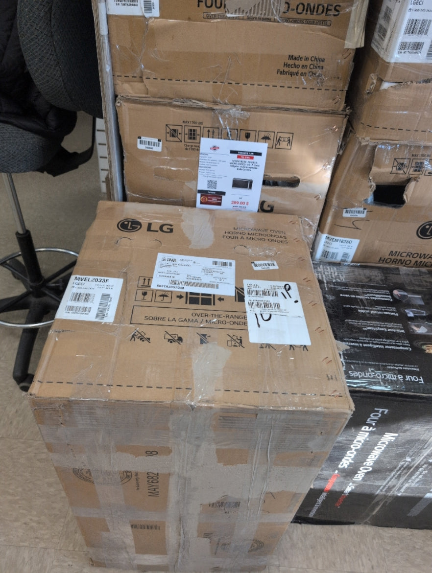MVEL2033F - MICROWAVES OVENS - LG - Over-The-Range - Stainless Steel - Open Box