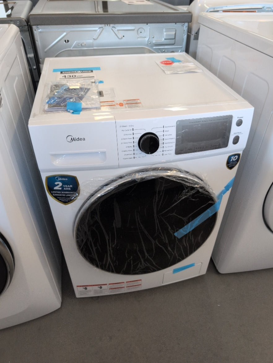MLC31N4AWW - LAVEUSE SÉCHEUSE SUPERPOSÉES - Midéa - Tout en un - Électrique - Blanc - Boîte Ouverte