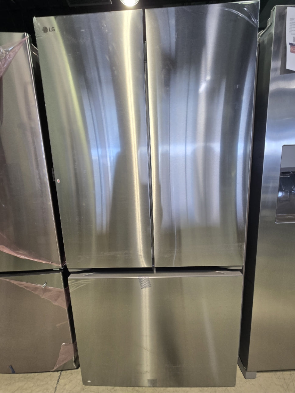 LF25S6200S - RÉFRIGÉRATEURS - LG - Trois portes avec porte à deux battants - Acier inoxydable - Boîte Ouverte