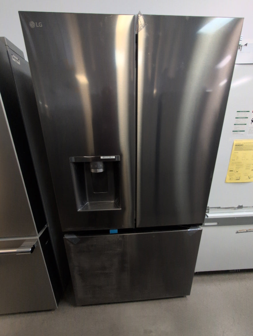 LRYXC2606D - RÉFRIGÉRATEURS - LG - Trois portes avec porte à deux battants - Acier inoxydable Noir - Boîte Ouverte