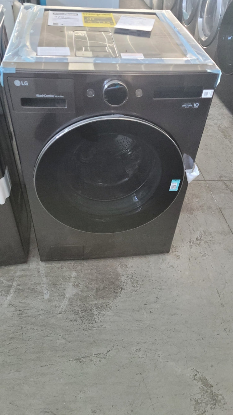 WM6998HBA - LAVEUSE SÉCHEUSE SUPERPOSÉES - LG - Tout en un - Électrique - Acier inoxydable noir - Boîte Ouverte