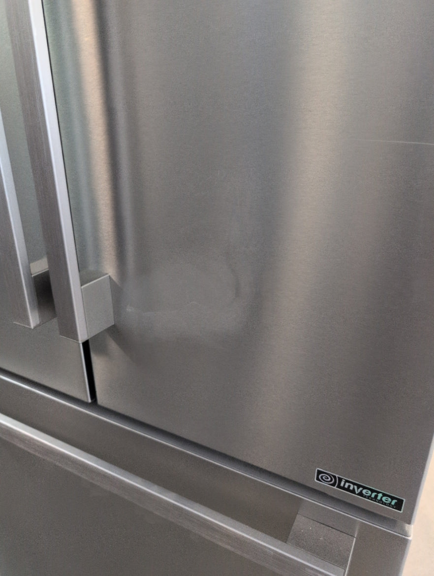 RF210N6AHE - REFRIGERATORS - Hisense - French 3-Door - Grey - Open Box