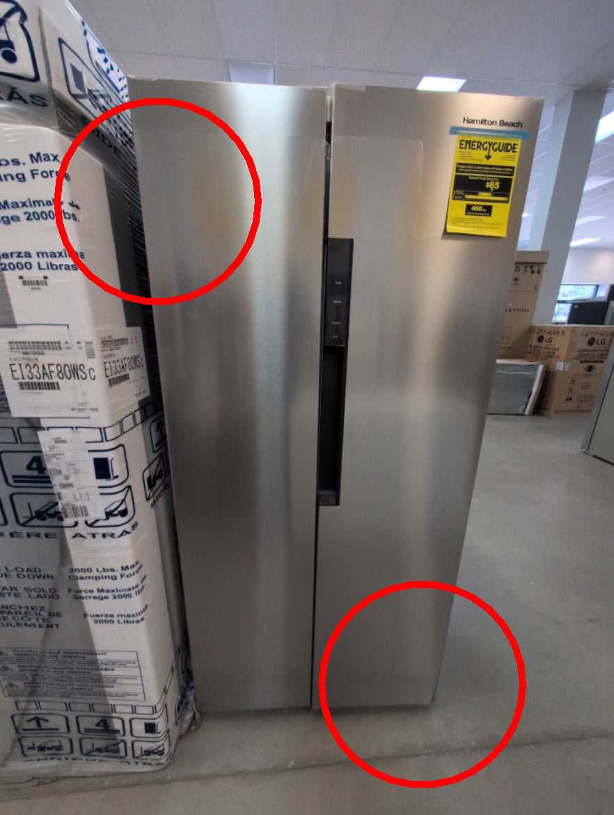 HBF-1558 - REFRIGERATORS - Hamilton Beach - Side by side - Stainless Steel - Open Box