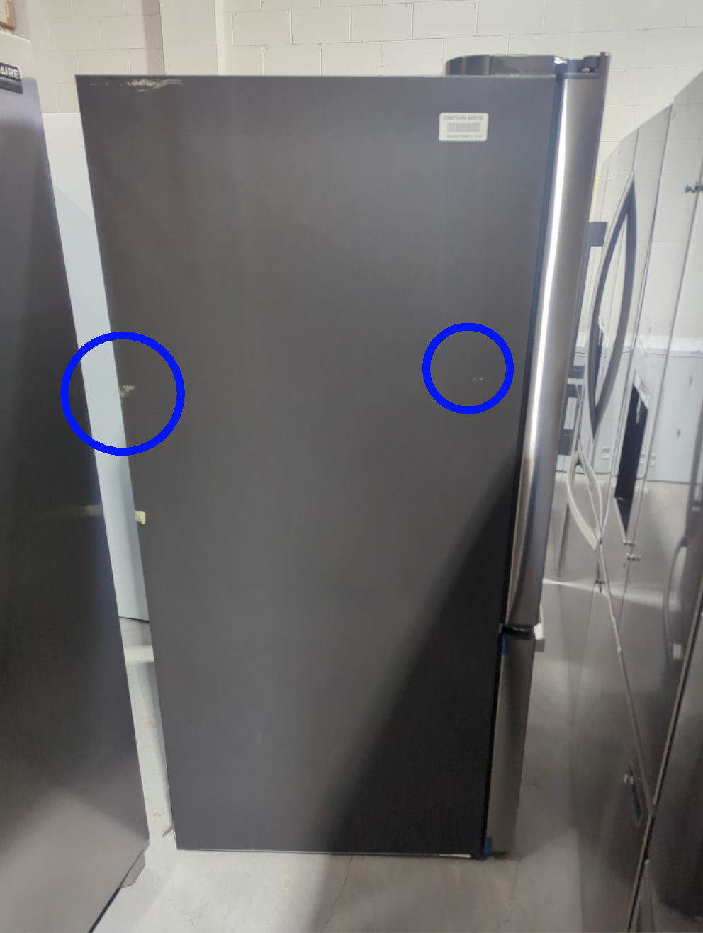 GNE25DYRKFS - REFRIGERATORS - GE - French 3-Door - Stainless Steel - Open Box - BonPrix Électroménagers