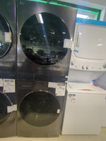 WKEX300HBA - LAUNDRY CENTERS - LG - Stacked Washer/Dryer - Electric - Black Stainless Steel - Open Box - BonPrix Électroménagers