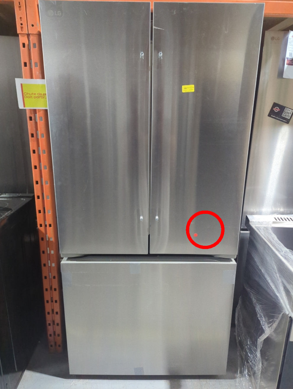 LF21G6201S - REFRIGERATORS - LG - French 3-Door - Stainless Steel - Open Box