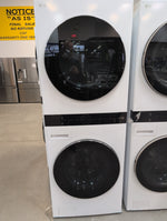 WKEX200HWA - LAUNDRY CENTERS - LG - Stacked Washer/Dryer - Electric - White - Open Box - BonPrix Électroménagers