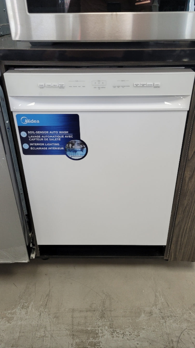 MDF24P1BST - LAVE-VAISSELLES - Midéa - Commandes avant - Acier inoxydable - Boîte Ouverte