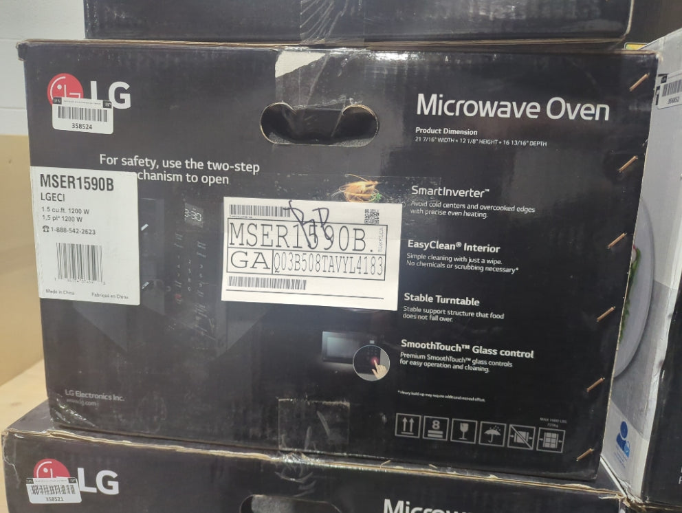 MSER1590B - FOURS À MICRO-ONDES - LG - Comptoir - Noir - Boîte Ouverte