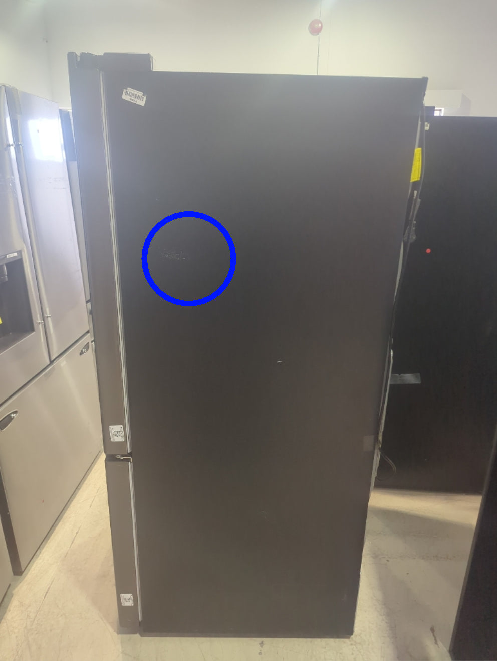 LRFNS2200D - REFRIGERATORS - LG - French 3-Door - Black Stainless - Open Box