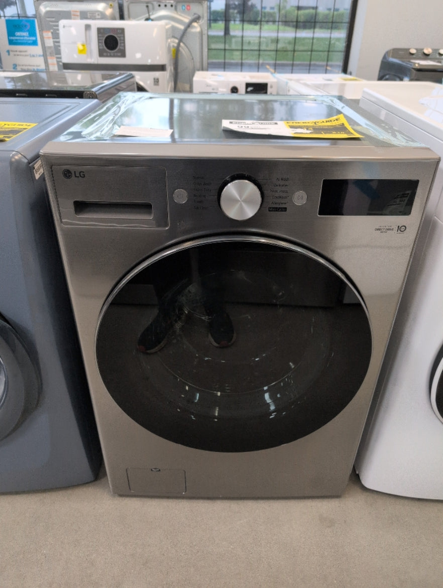 WM5800HVA - LAVEUSES - LG - Chargement frontal - Acier graphite - Boîte Ouverte