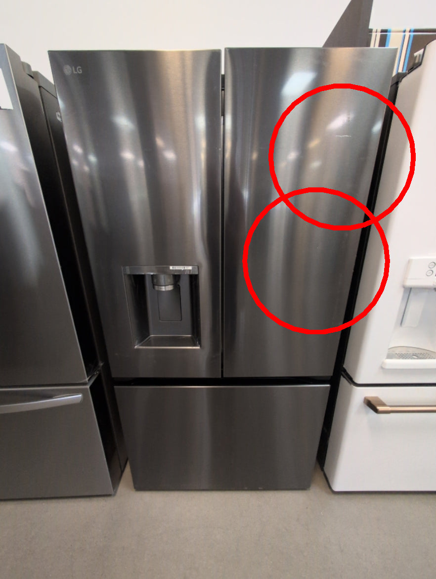 LRYXC2606D - RÉFRIGÉRATEURS - LG - Trois portes avec porte à deux battants - Acier inoxydable Noir - Boîte Ouverte