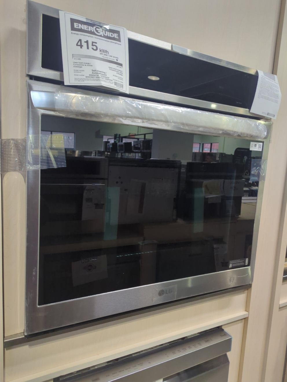 WSEP4727F - WALL OVENS - LG - Single Oven - Stainless Steel - Open Box - BonPrix Électroménagers
