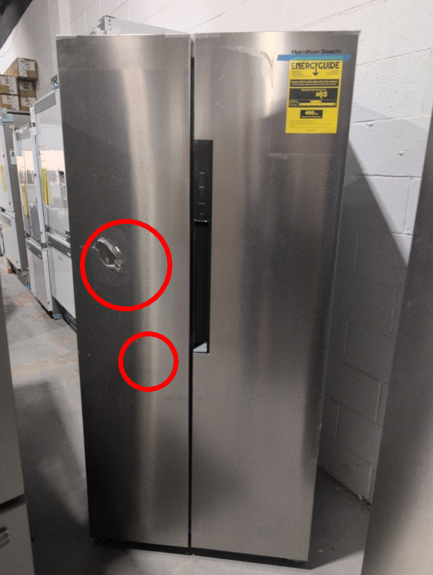 HBF-1558 - REFRIGERATORS - Hamilton Beach - Side by Side - Stainless Steel - Open Box