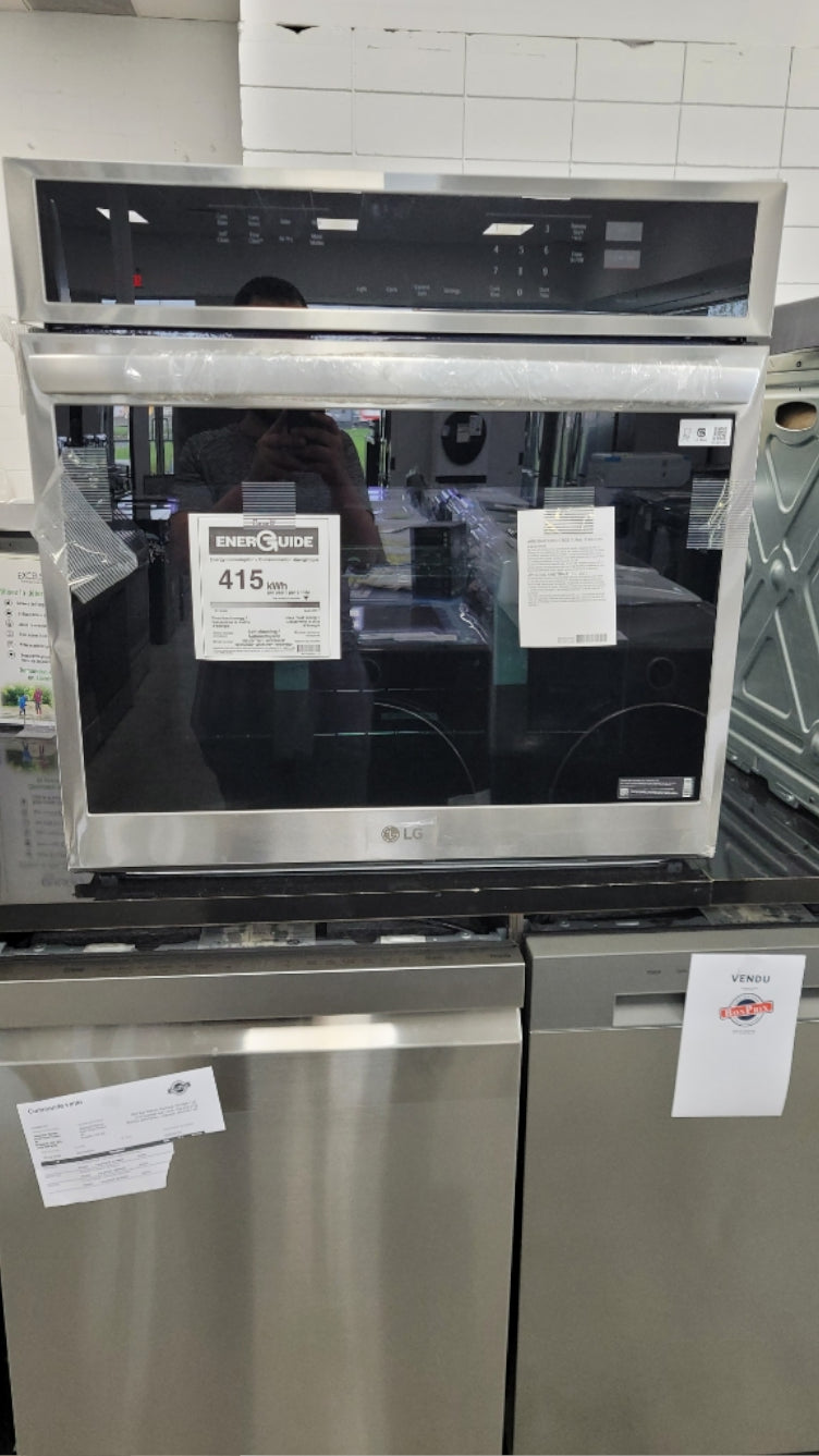 WSEP4723F - WALL OVENS - LG - Single Oven - Stainless Steel - Open Box - BonPrix Électroménagers
