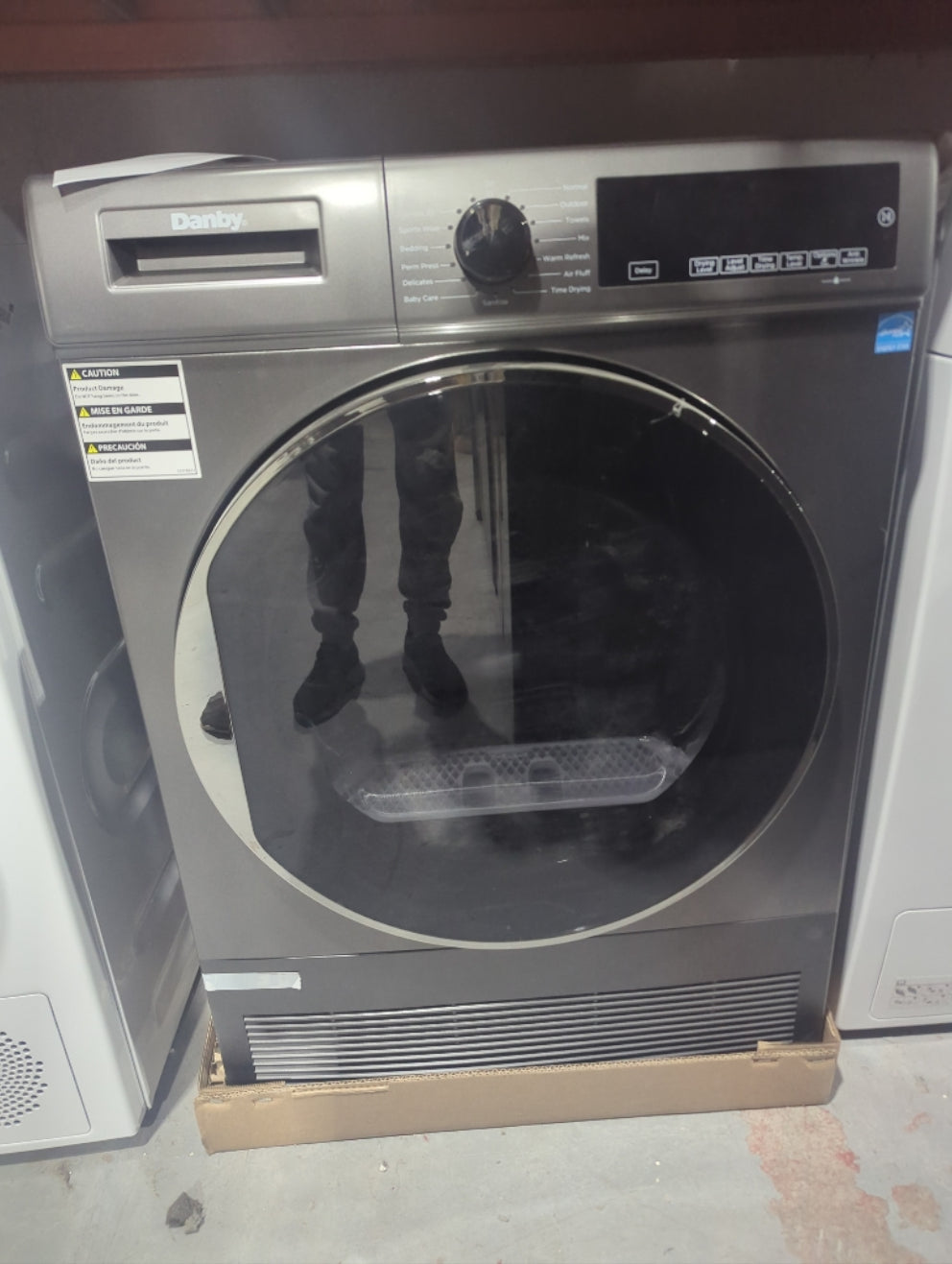 DDY040D1DSDB - DRYERS - Danby - Electric - Silver - Open Box