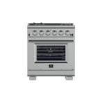 Forno Capriasca 30-Inch Freestanding Gas Range, 4 Burners, True Convection Oven - BonPrix Électroménagers
