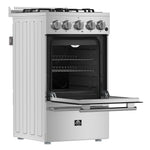 Forno Lamazze 20-Inch Freestanding Gas Range, Compact Design, Energy Efficient - BonPrix Électroménagers
