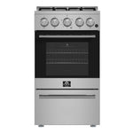 Forno Lamazze 20-Inch Freestanding Gas Range, Compact Design, Energy Efficient - BonPrix Électroménagers