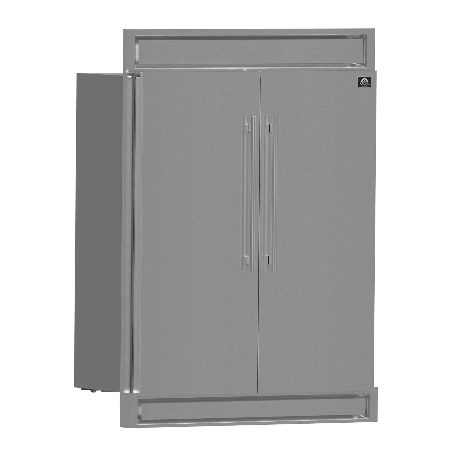 Forno Maderno 2-28-Inch Wide Convertible Refrigerator/Freezer, Decorative Trim, 27.2 cu.ft, 84-Inch High, ENERGY STAR Certified - BonPrix Électroménagers