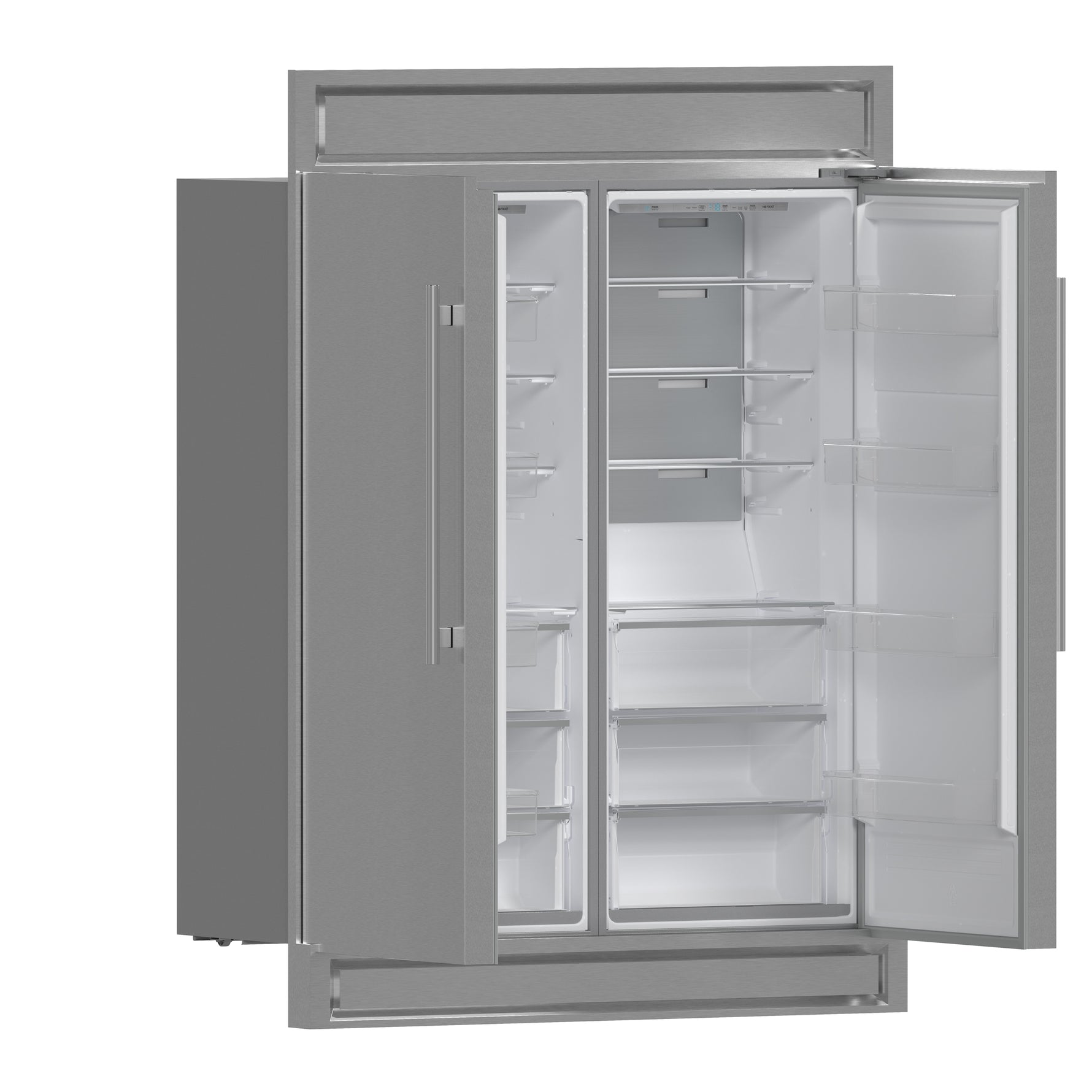 Forno Maderno 2-28-Inch Wide Convertible Refrigerator/Freezer, Decorative Trim, 27.2 cu.ft, 84-Inch High, ENERGY STAR Certified - BonPrix Électroménagers