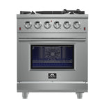 Forno Massimo 30-Inch Freestanding Gas Range, 5 Burners, True Convection Oven - BonPrix Électroménagers