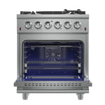 Forno Massimo 30-Inch Freestanding Gas Range, 5 Burners, True Convection Oven - BonPrix Électroménagers