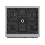 Forno Massimo 30-Inch Freestanding Gas Range, 5 Burners, True Convection Oven - BonPrix Électroménagers