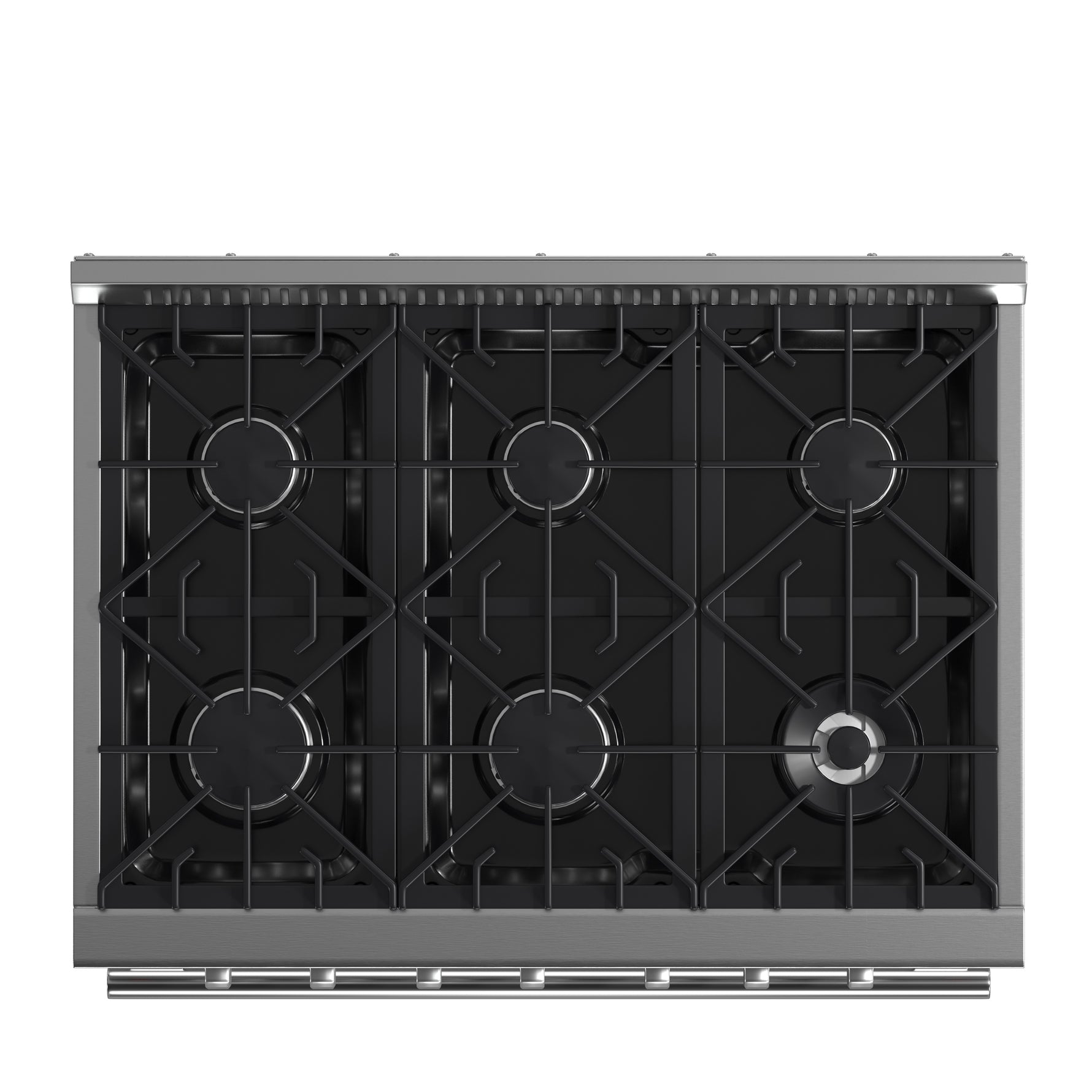 Forno Galiano 36-Inch Freestanding Gas Range, Stainless Steel, 6 Burners, Energy Efficient - BonPrix Électroménagers