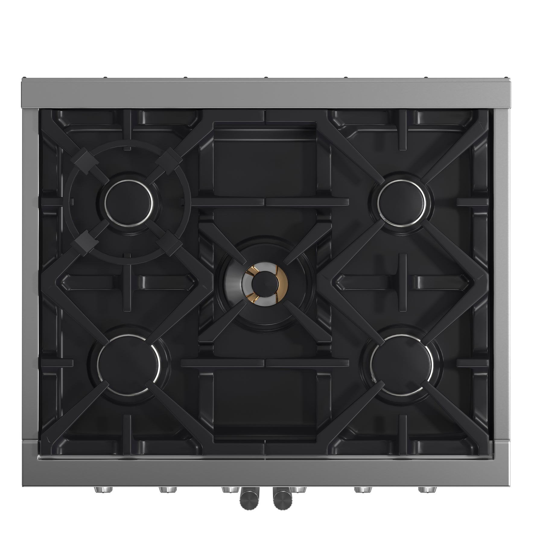 Forno Massimo 30-Inch Freestanding French Door Gas Range, 4 Burners, Convection Oven, Energy Efficient - BonPrix Électroménagers