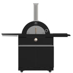 Forno All’Aperto 99,600 BTU Outdoor Kitchen, 5 Burners, Infrared Burners, Side Burner, Black Sintered Stone Countertops, Gas Pizza Oven, Sink Module, Bar & Beverage Center - BonPrix Électroménagers