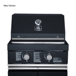 Forno All’Aperto 99,600 BTU Outdoor Kitchen, 5 Burners, Infrared Burners, Side Burner, Black Sintered Stone Countertops, Gas Pizza Oven, Sink Module, Bar & Beverage Center - BonPrix Électroménagers