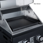 Forno All’Aperto 99,600 BTU Outdoor Kitchen, 5 Burners, Infrared Burners, Side Burner, Black Sintered Stone Countertops, Gas Pizza Oven, Sink Module, Bar & Beverage Center - BonPrix Électroménagers