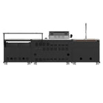 Forno Rimini Outdoor Kitchen: 30" BBQ 62,600 BTU, 4.8 cu.ft. Refrigerators, White Countertops - BonPrix Électroménagers