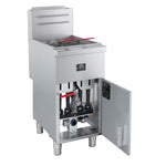 Forno Commerciale Natural Gas Deep Fryer, 4 Burners 120,000 BTU, 50 lbs Oil Capacity - BonPrix Électroménagers