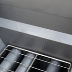 Forno Commerciale Natural Gas Deep Fryer, 4 Burners 120,000 BTU, 50 lbs Oil Capacity - BonPrix Électroménagers