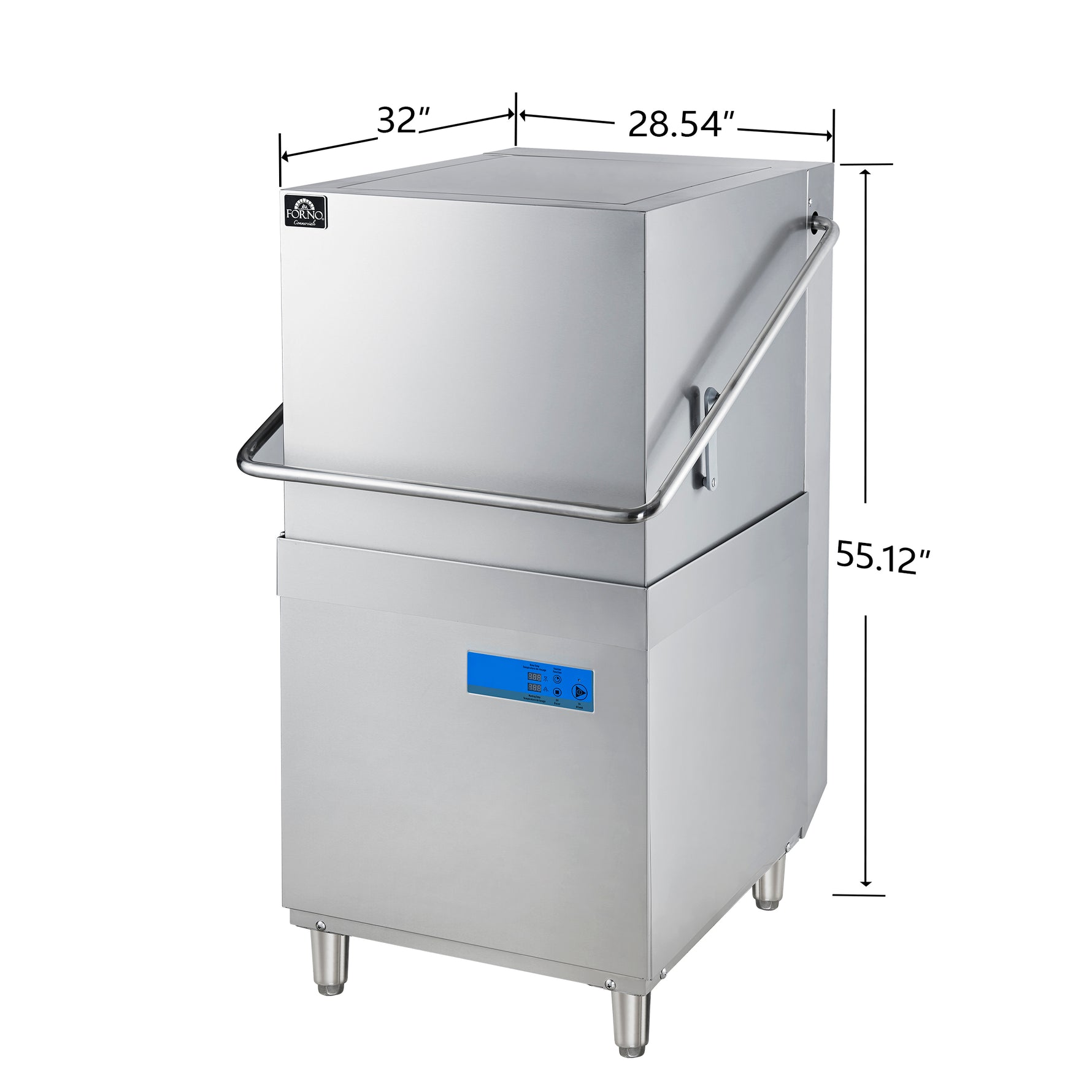 Forno Commerciale Hood Dishwasher - BonPrix Électroménagers