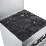 Forno Commerciale 24 Inch Gas Range with 4 Burners - BonPrix Électroménagers