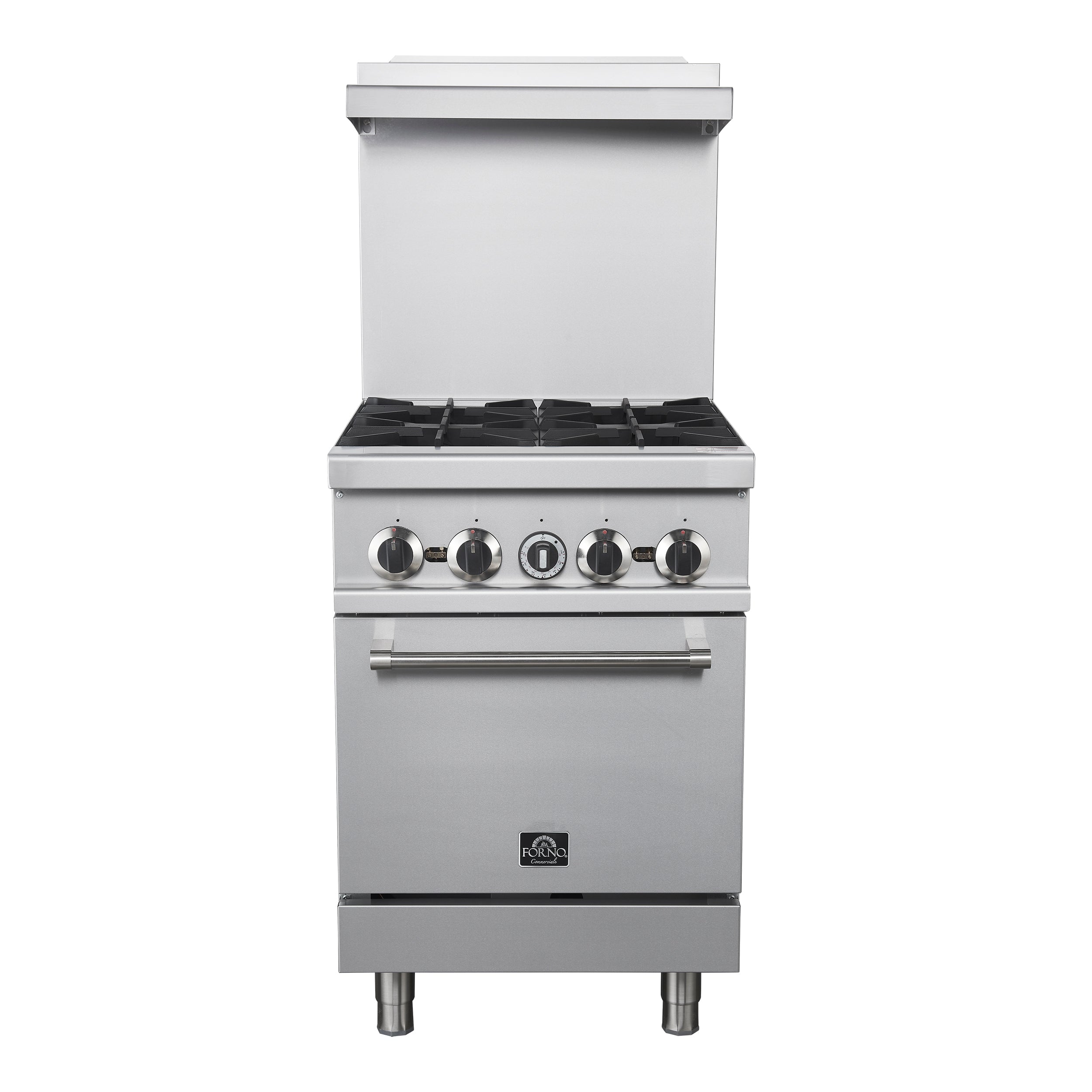 Forno Commerciale 24 Inch Gas Range with 4 Burners - BonPrix Électroménagers