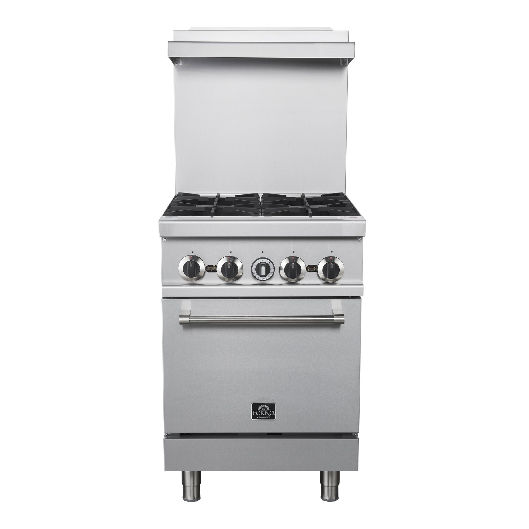 Forno Commerciale 24 Inch Gas Range with 4 Burners - BonPrix Électroménagers