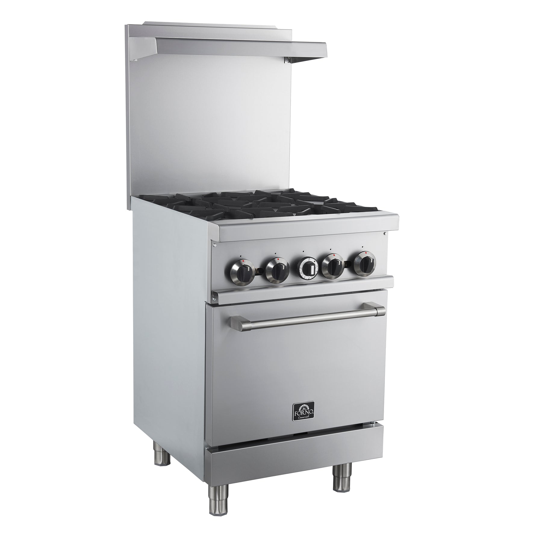 Forno Commerciale 24 Inch Gas Range with 4 Burners - BonPrix Électroménagers